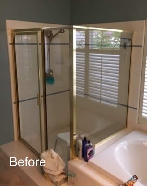 Old Shower before renovation